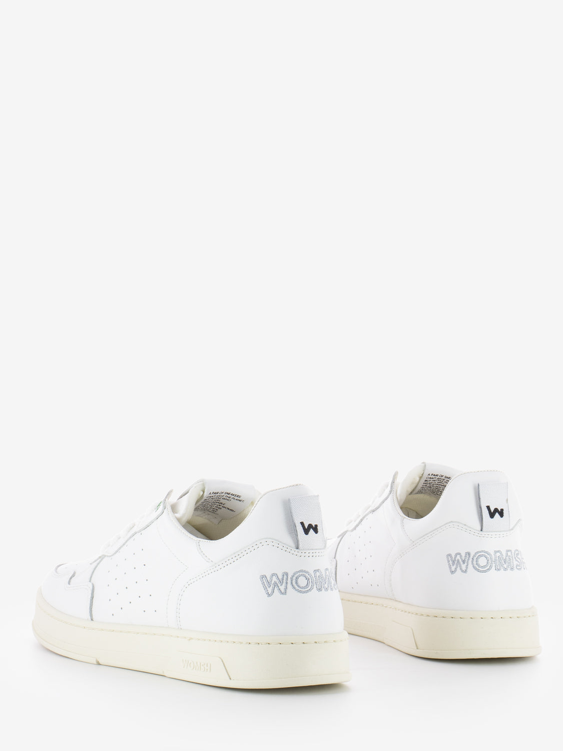 Total white Hyper leather sneakers