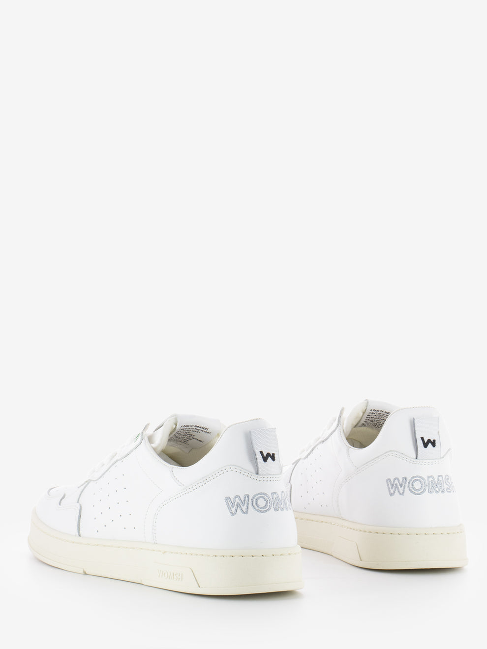 Total white Hyper leather sneakers