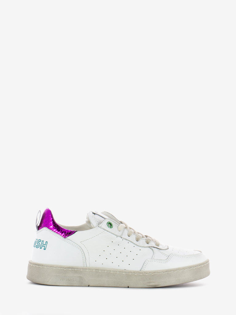 WOMSH - Sneakers Hyper leather white / fuxia