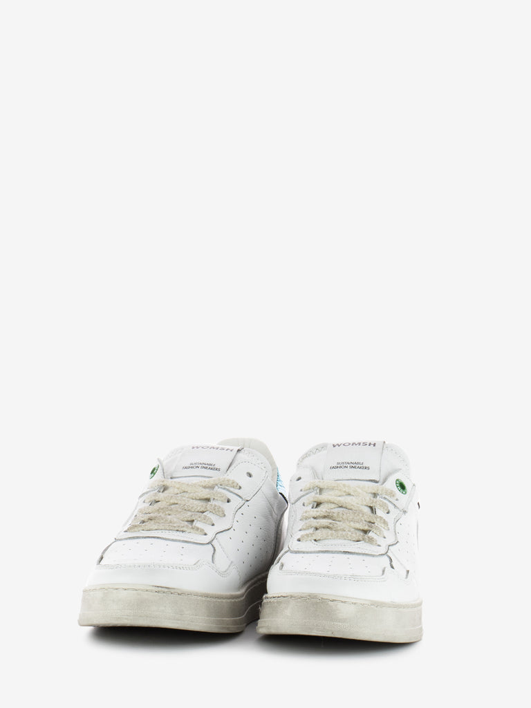 WOMSH - Sneakers Hyper leather white / torquoise