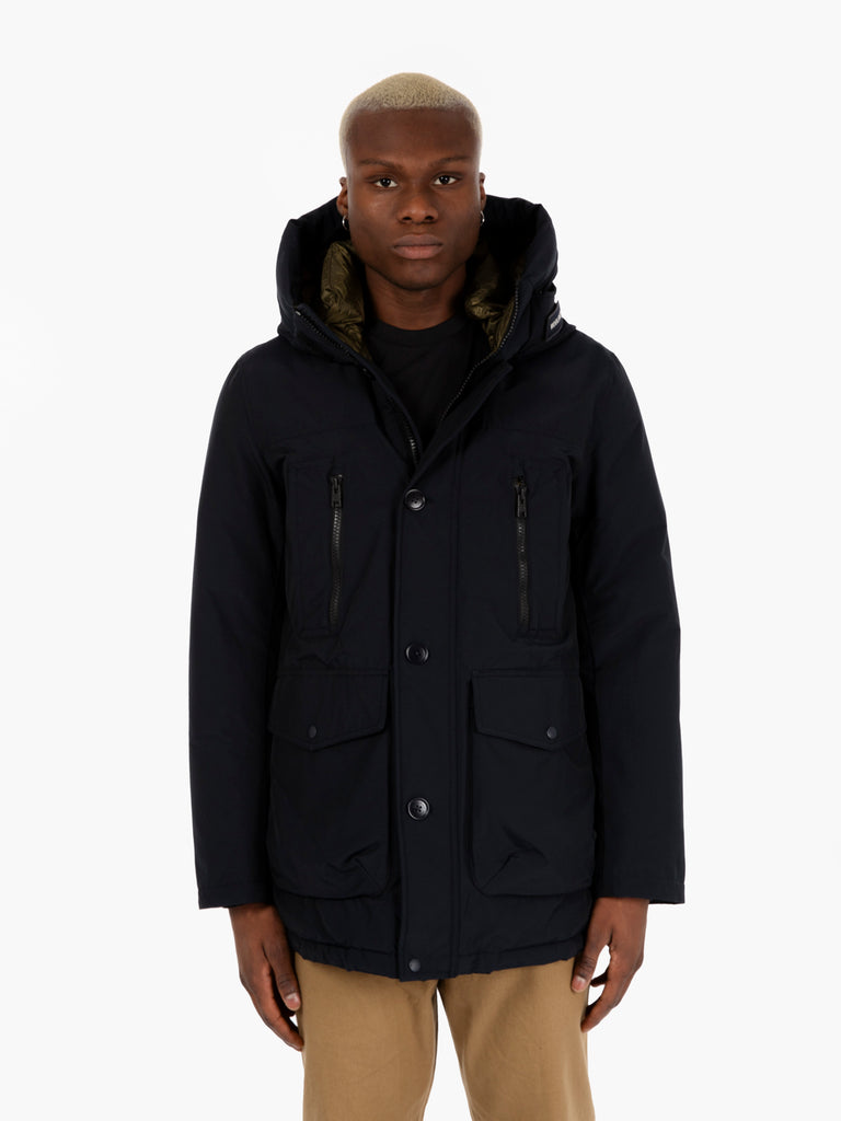 WOOLRICH - Arctic Parka Evolution in Ramar Cloth melton blue