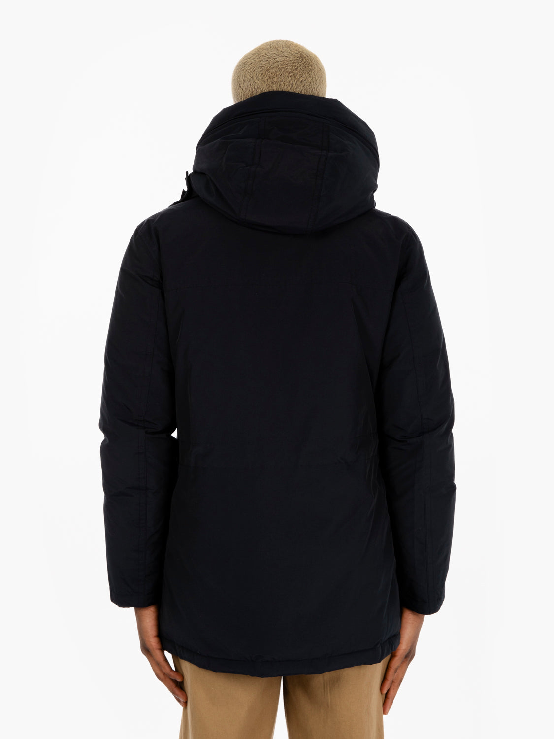 Arctic Parka Evolution in Ramar Cloth melton blue