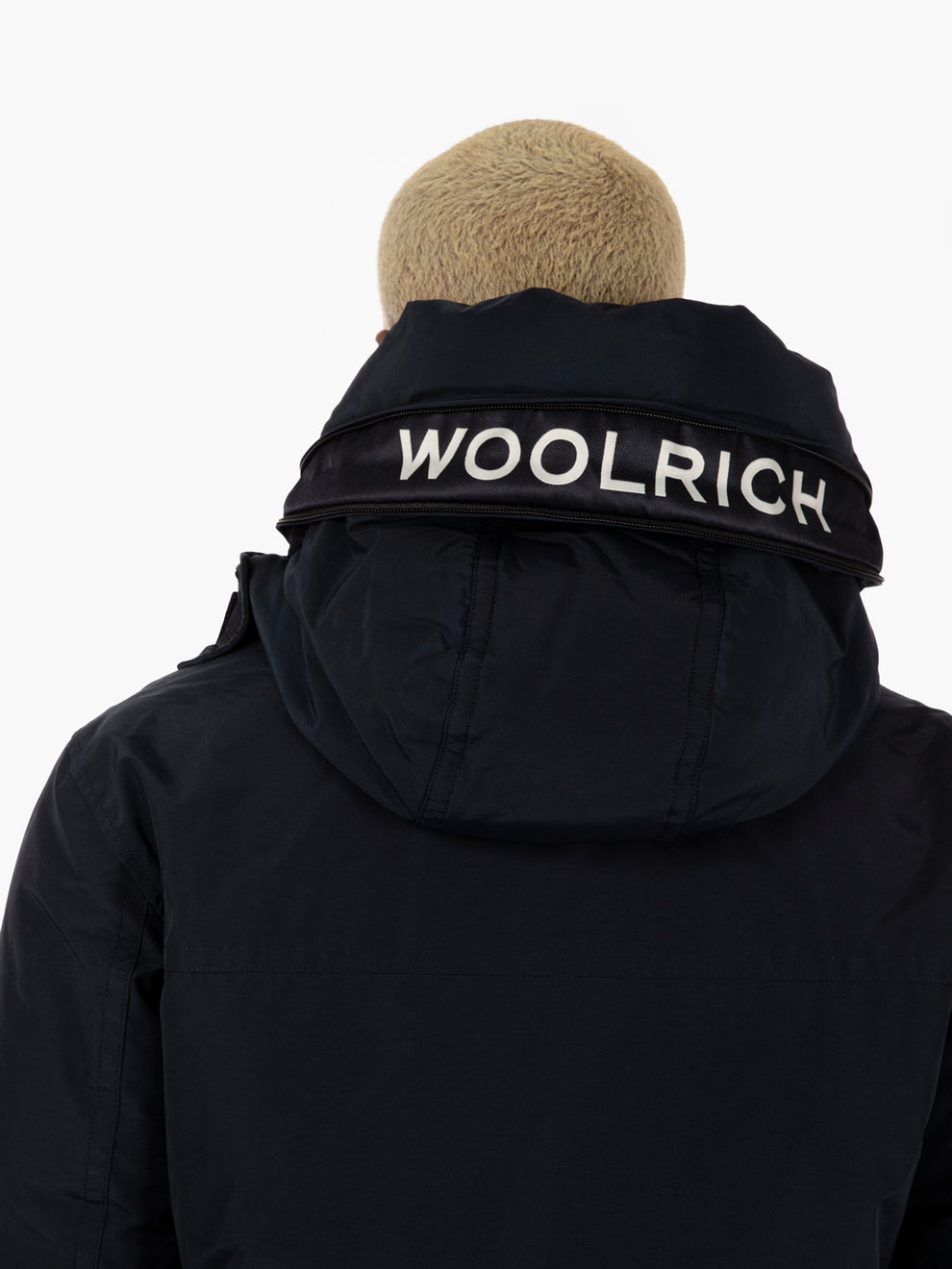 Arctic Parka Evolution in Ramar Cloth melton blue