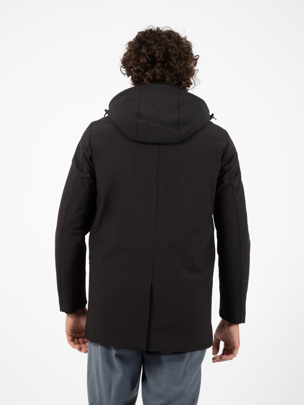 Arctic stretch down parka black