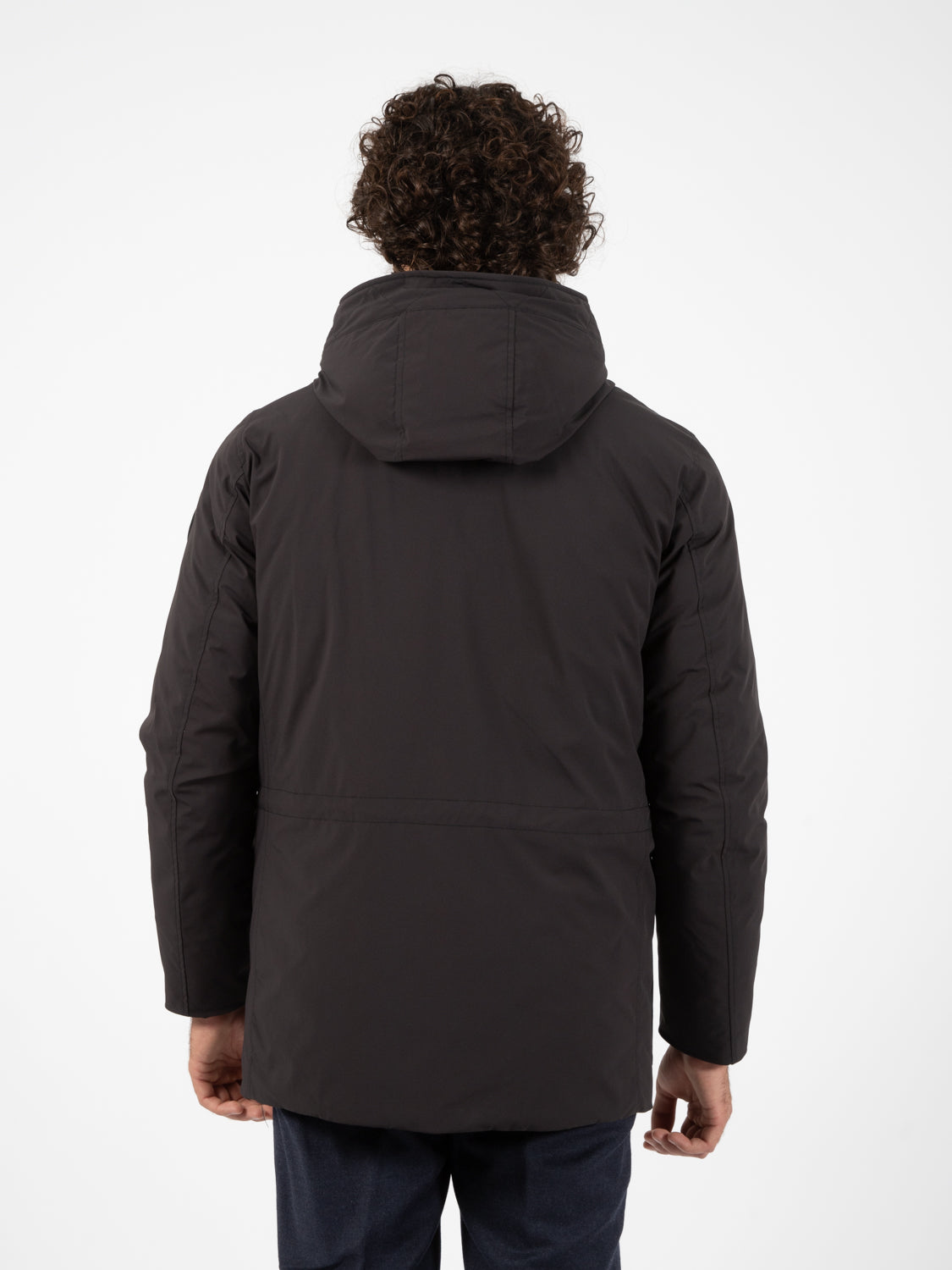 Arctic stretch down parka black
