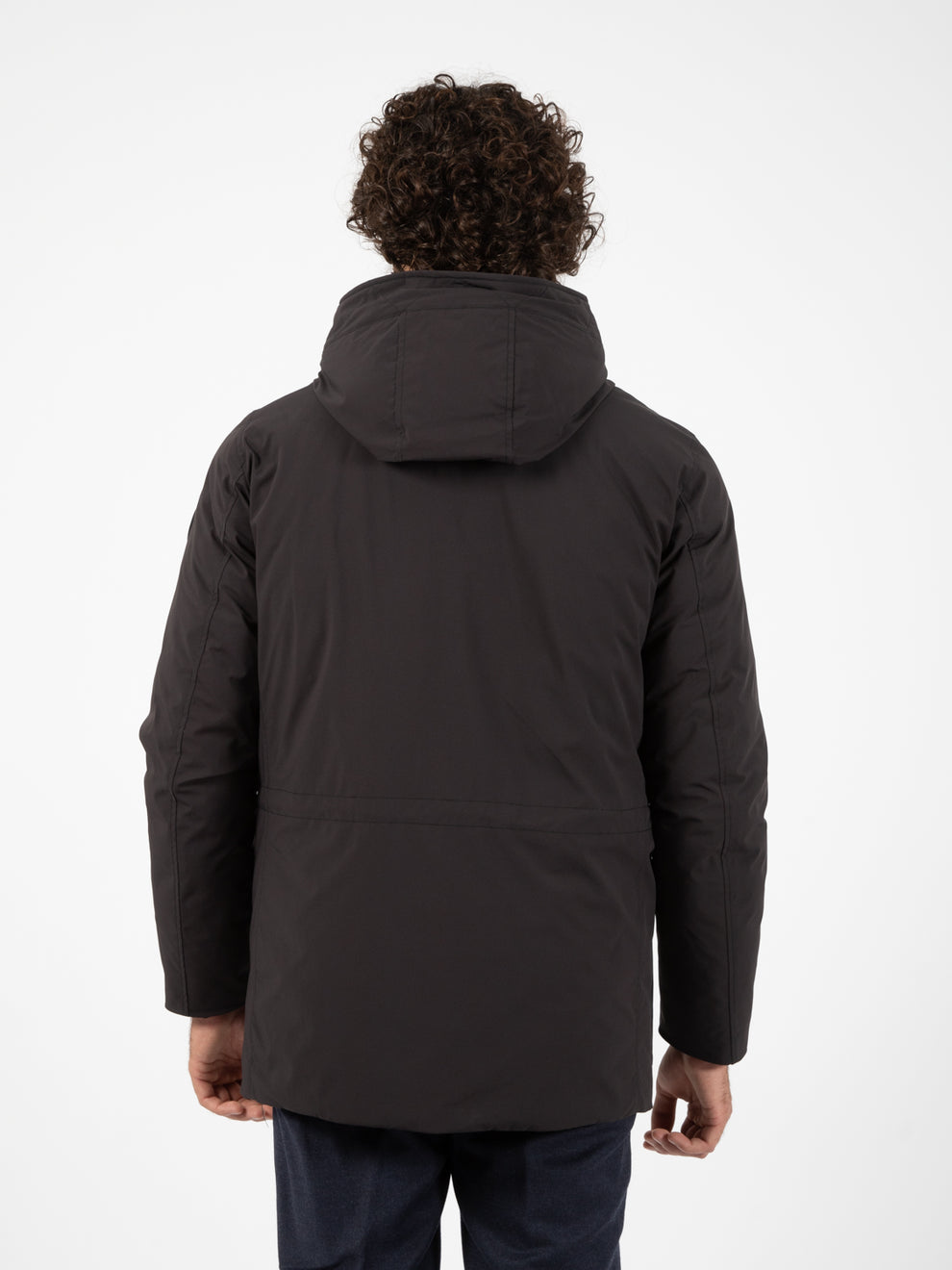 Arctic stretch down parka black