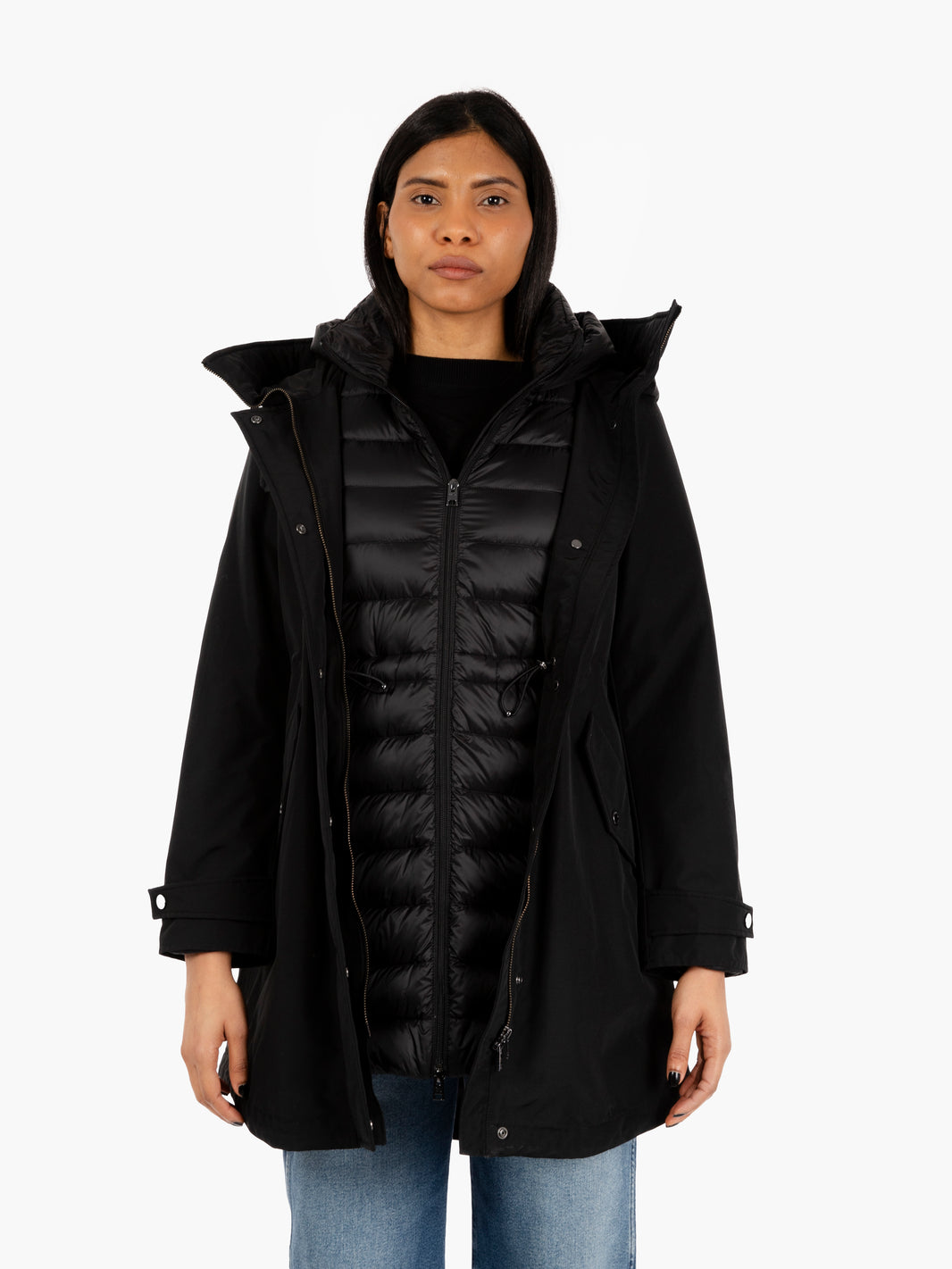Authentic 3 in 1 parka black