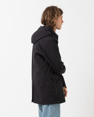 WOOLRICH - Cappotto Barrow mac soft shell nero