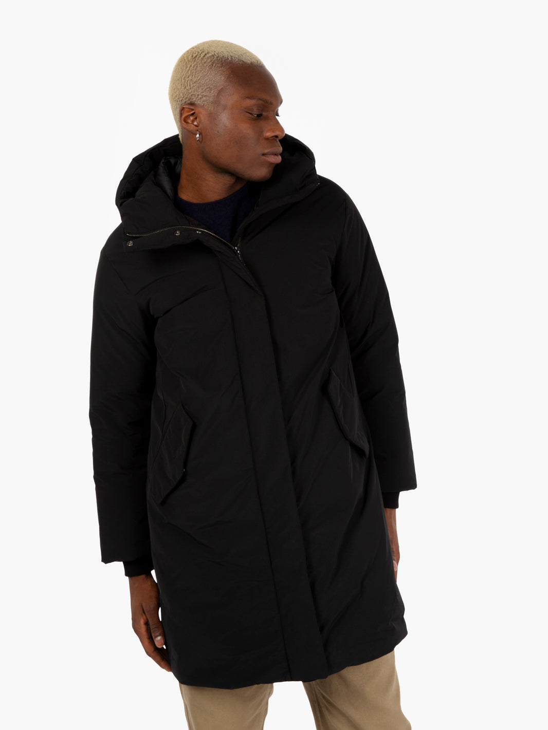 Cocoon Parka in Urban Touch black
