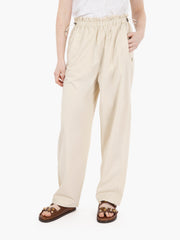 WOOLRICH - Drawstring pant light oak
