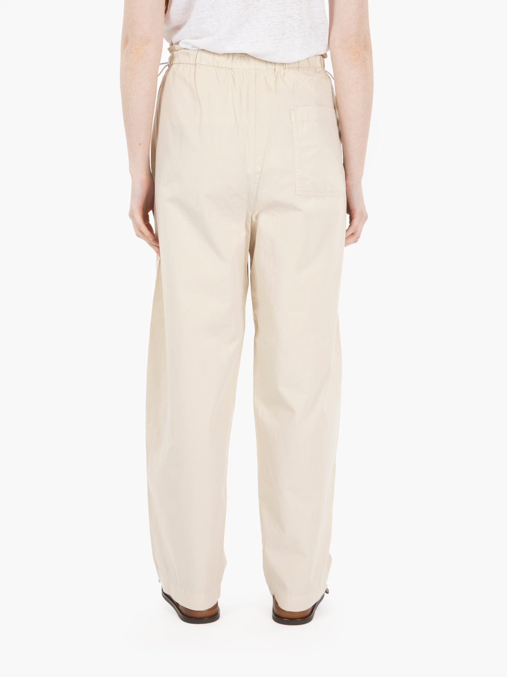 Drawstring pant light oak