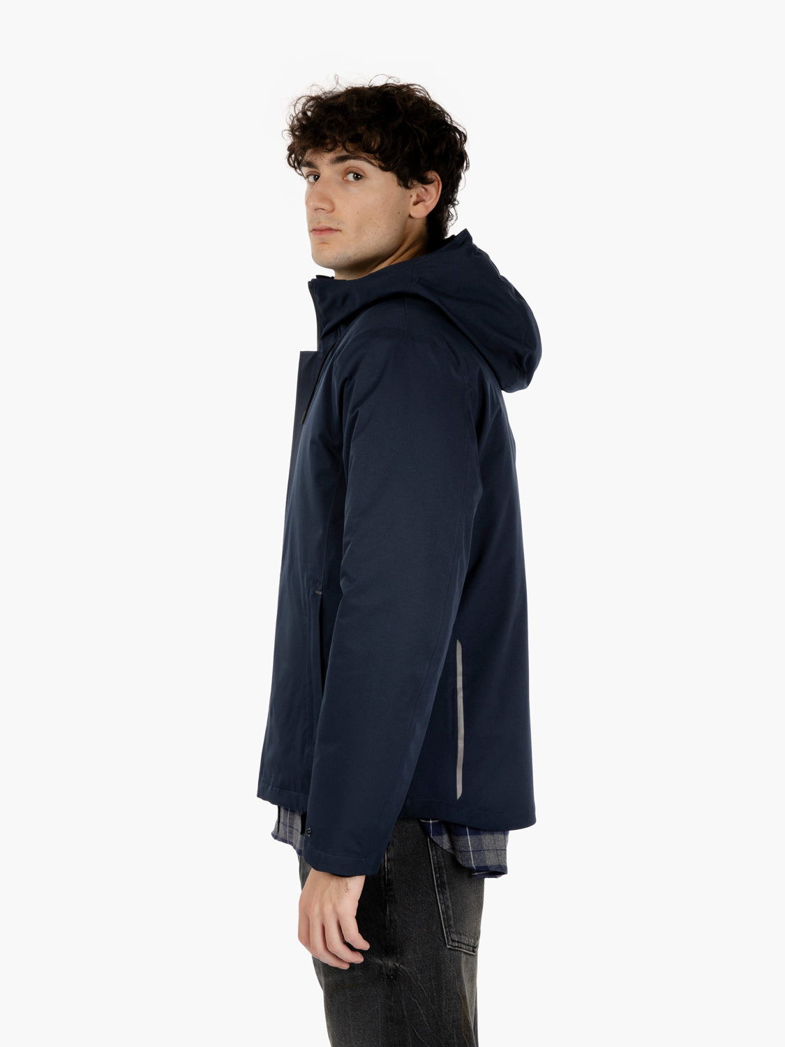Crestmont 3 in 1 jacket melton blue