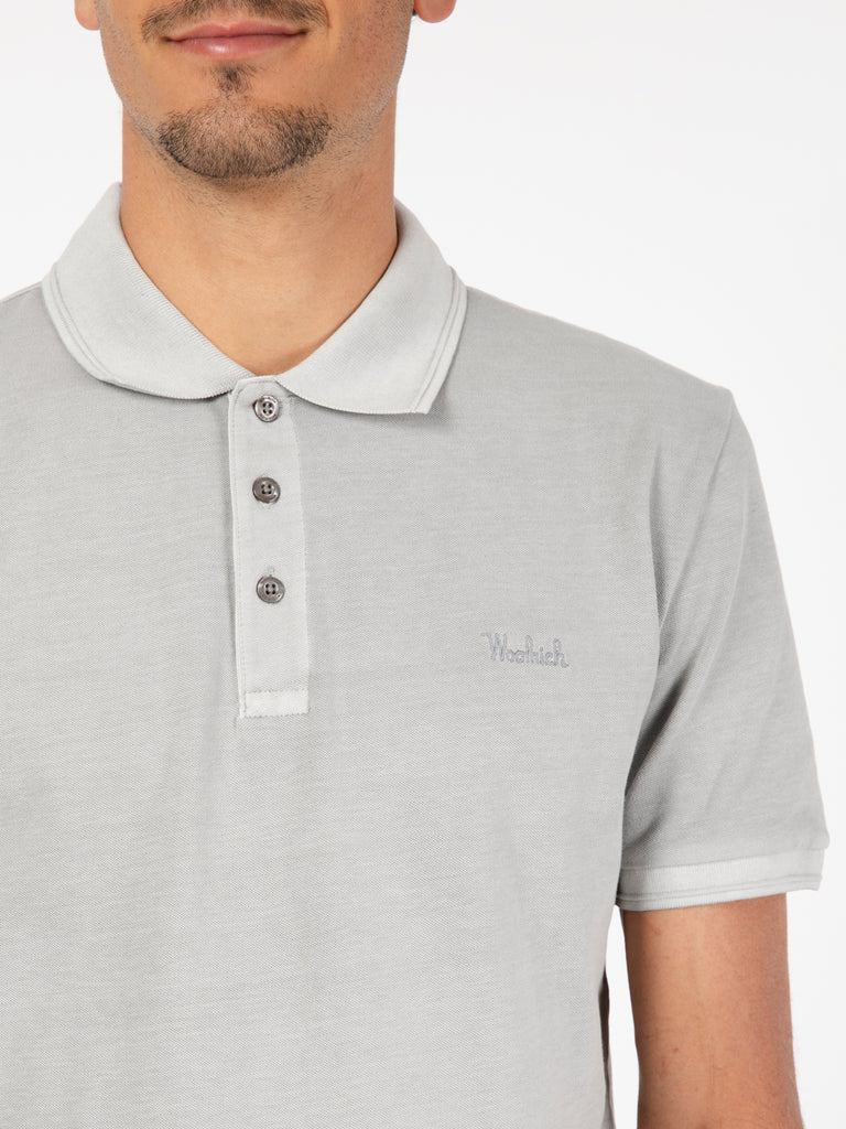 WOOLRICH - Polo Mackinack mineral grey