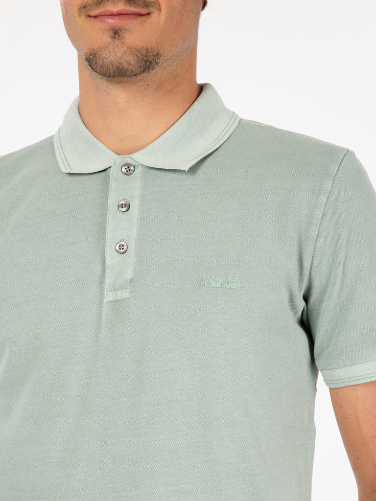 WOOLRICH - Polo Mackinack sage