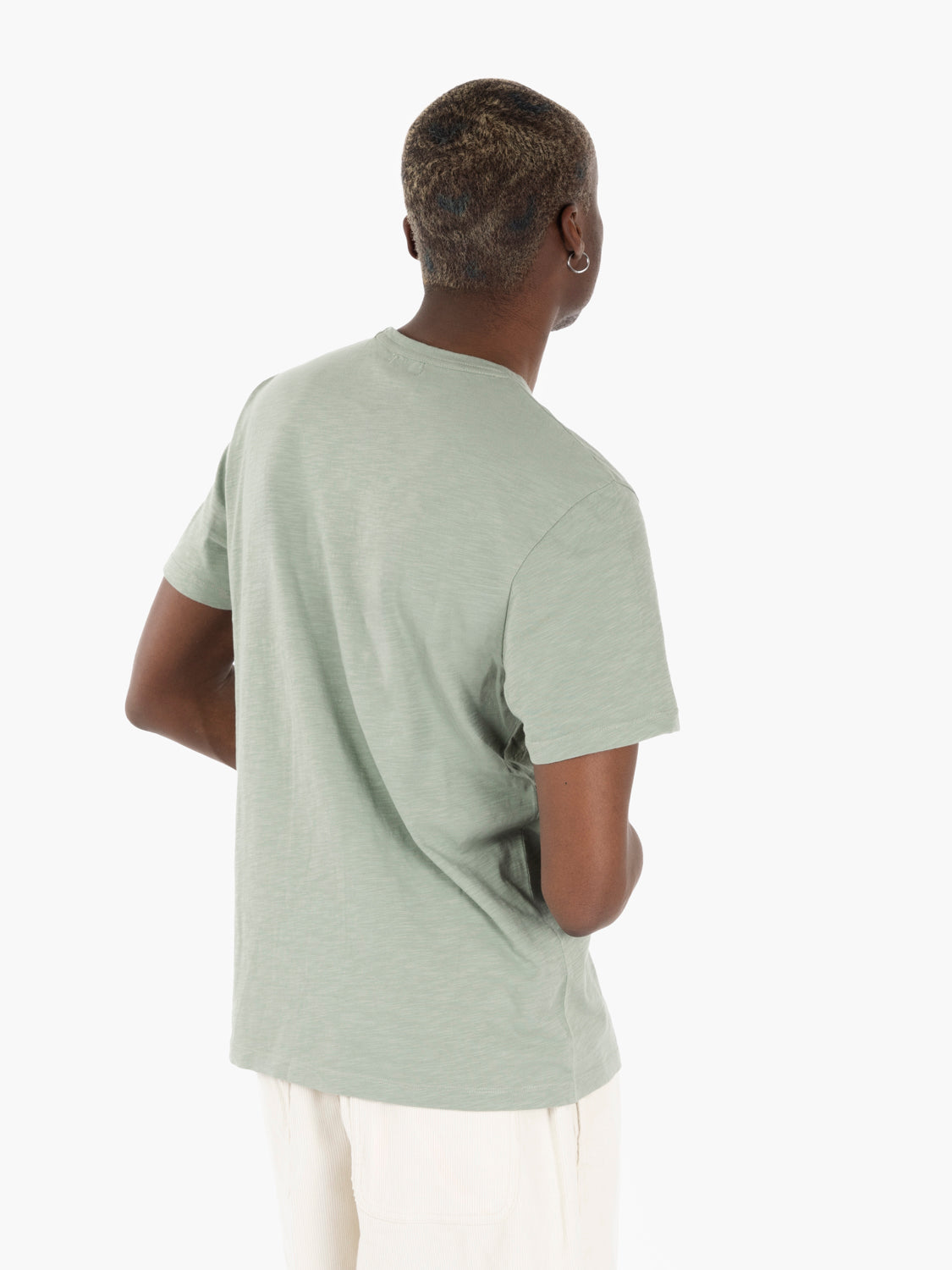 Slub t-shirt chinois green