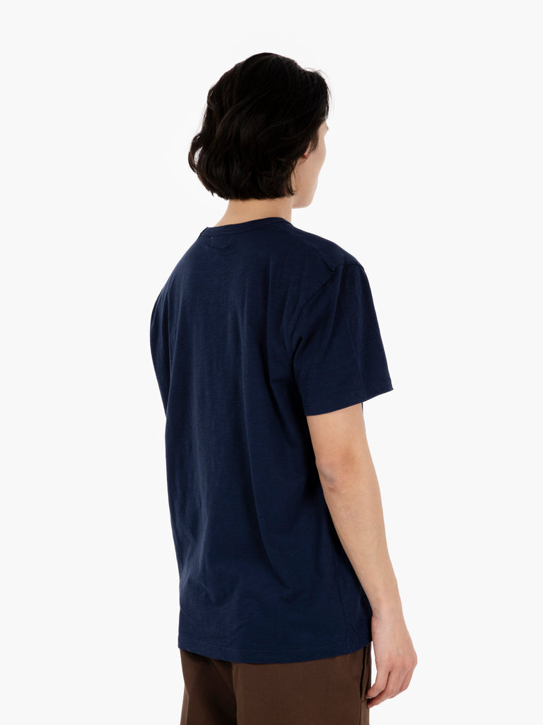 WOOLRICH - Slub t-shirt dream blue