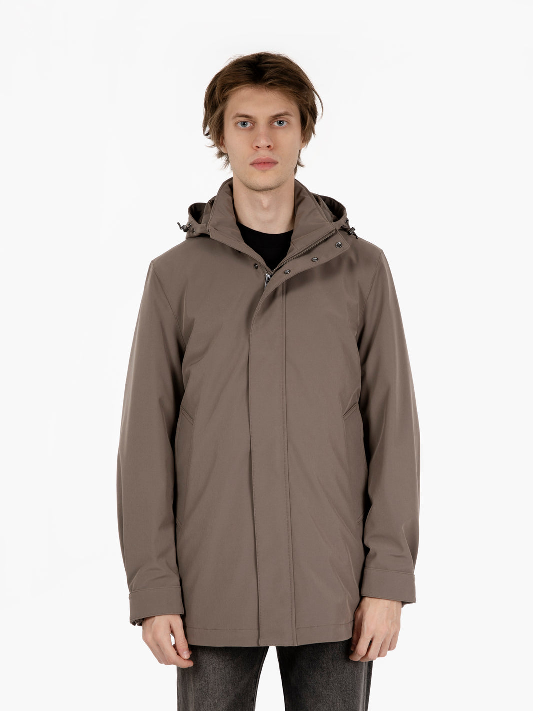 Soft Shell Barrow Mac coat falcon