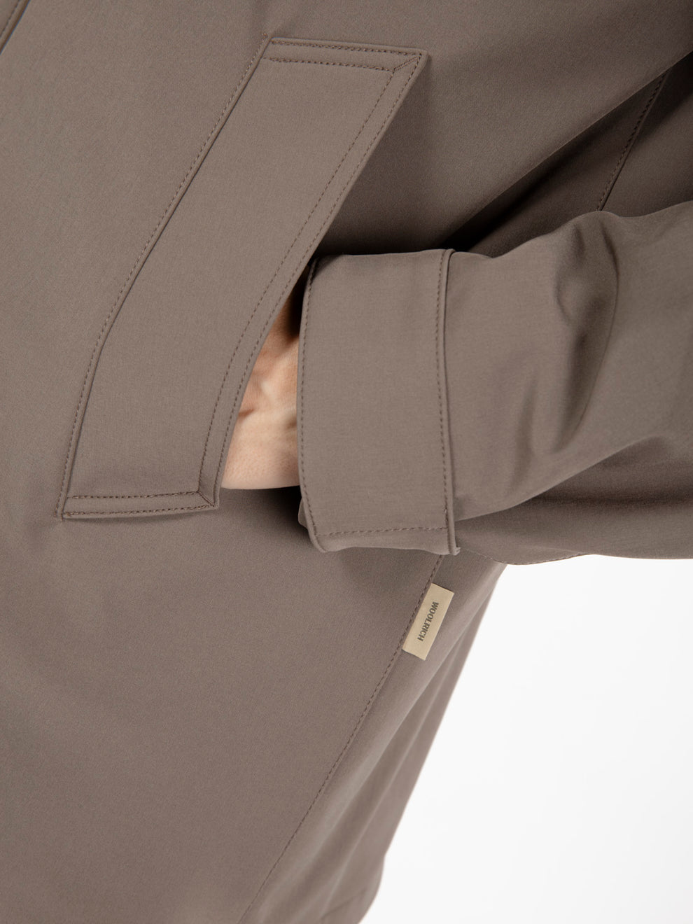 Soft Shell Barrow Mac coat falcon