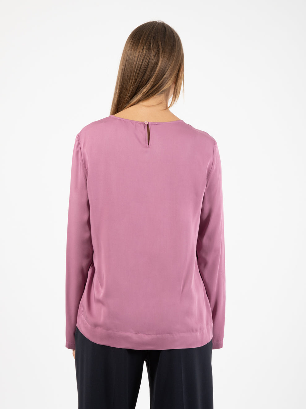 Blusa Elisa in viscosa rosa