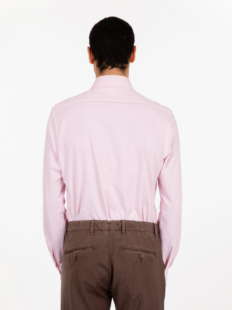 Active Oxford Effect Shirt Pink