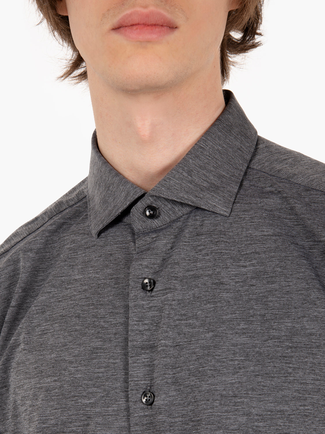 Camicia Active fiammato antracite