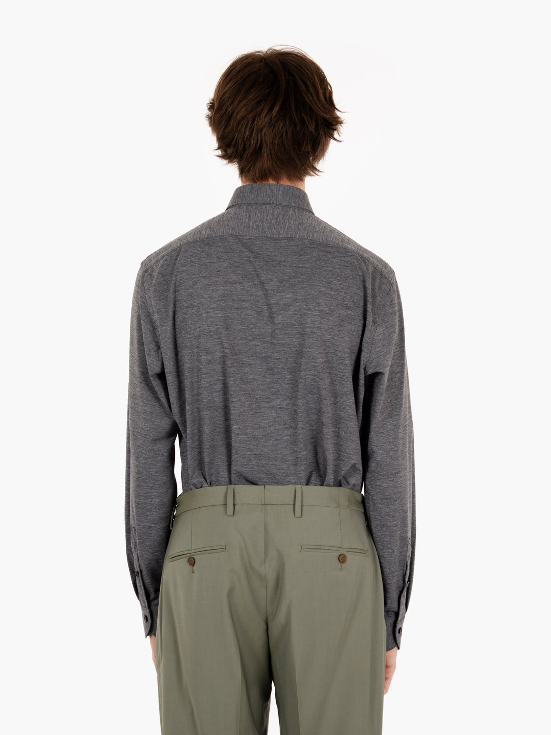 Camicia Active fiammato antracite