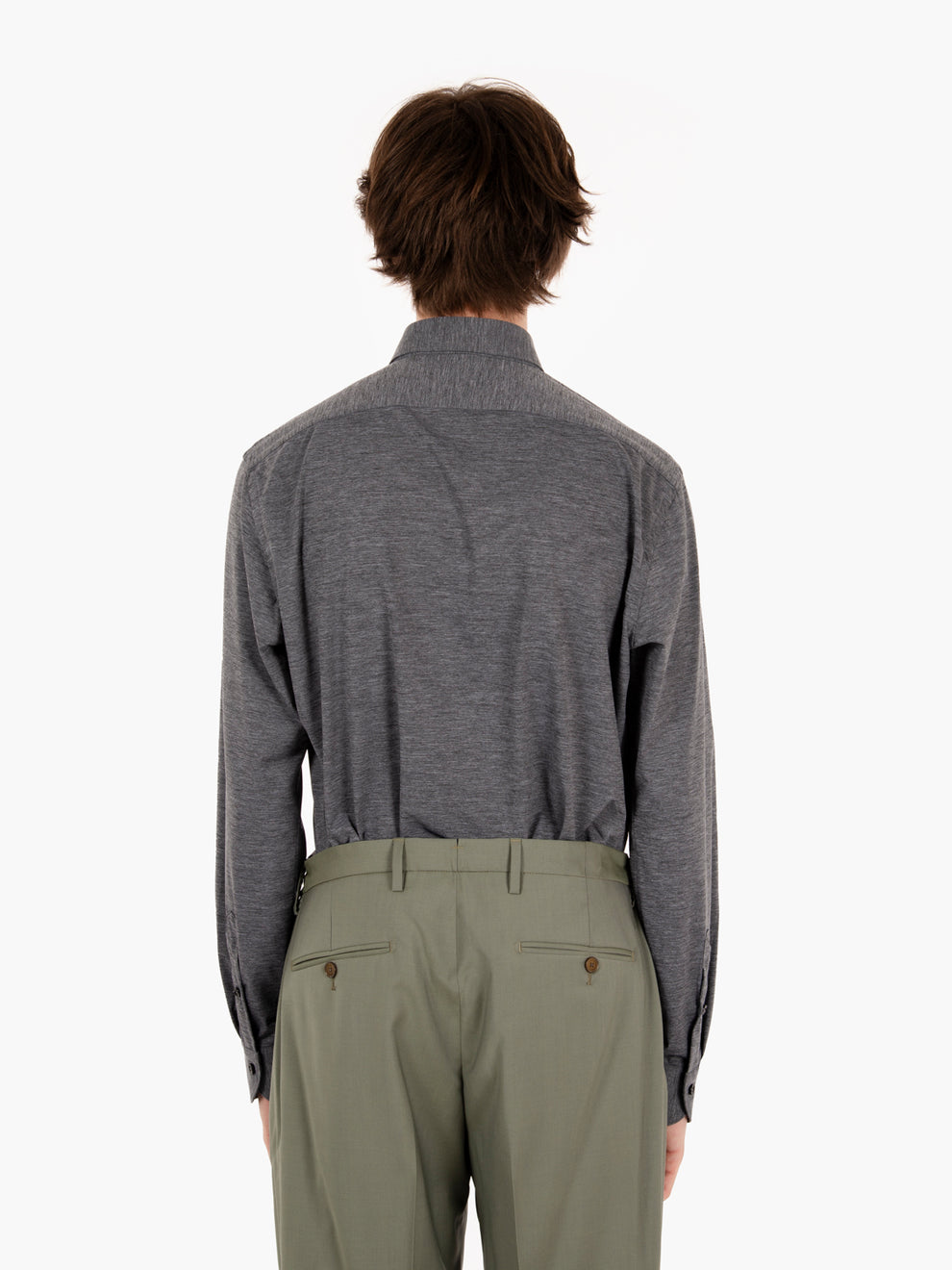 Camicia Active fiammato antracite