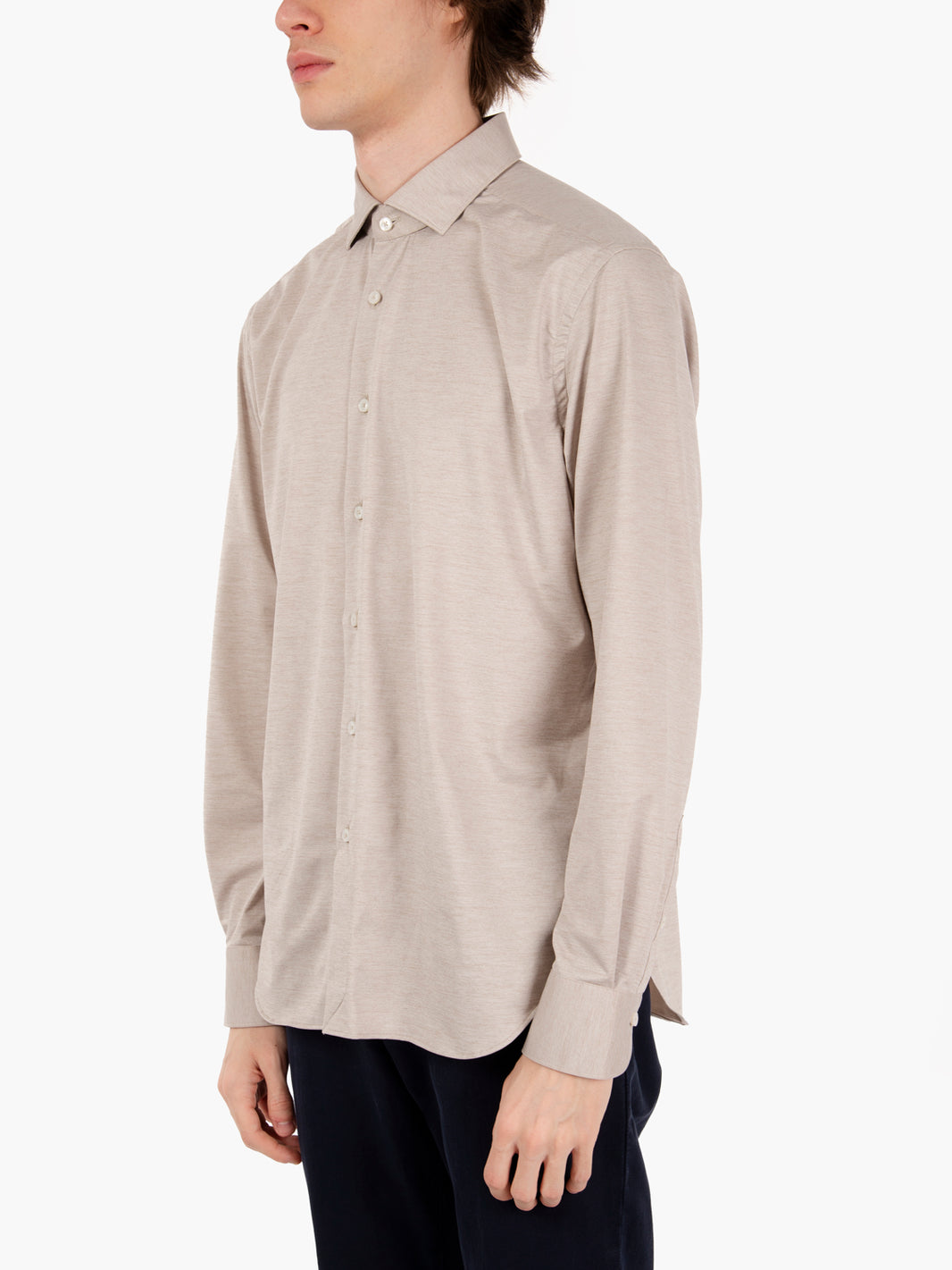 Beige flamed Active shirt