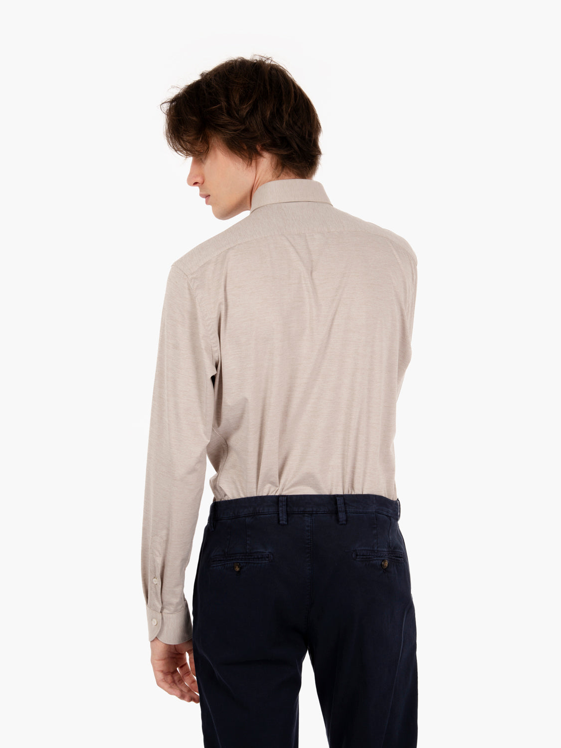 Beige flamed Active shirt
