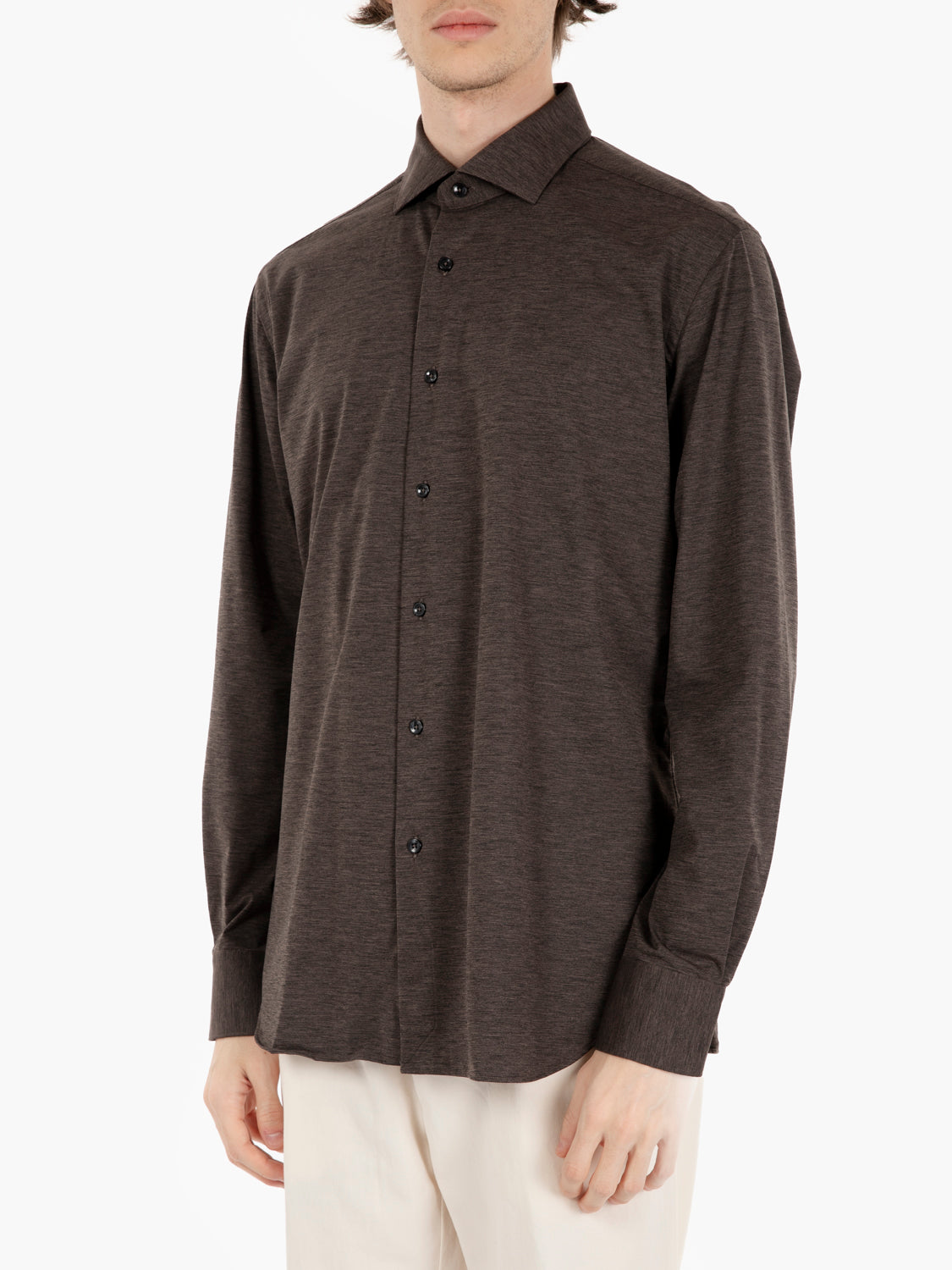 Brown flamed Active shirt