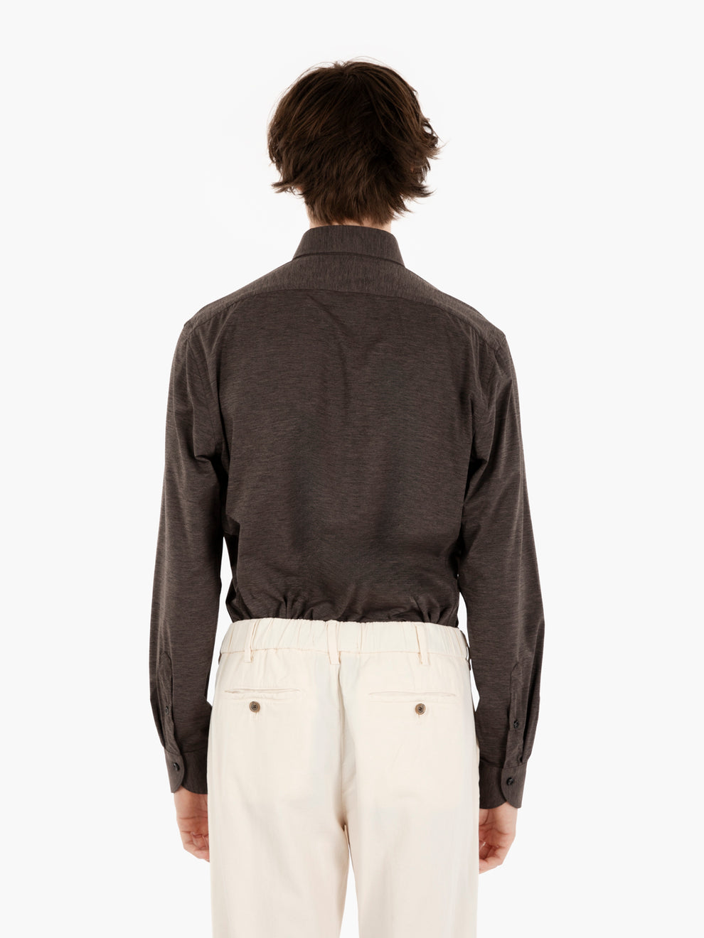 Brown flamed Active shirt