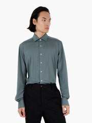 XACUS - Camicia active shirt tailor fit verde