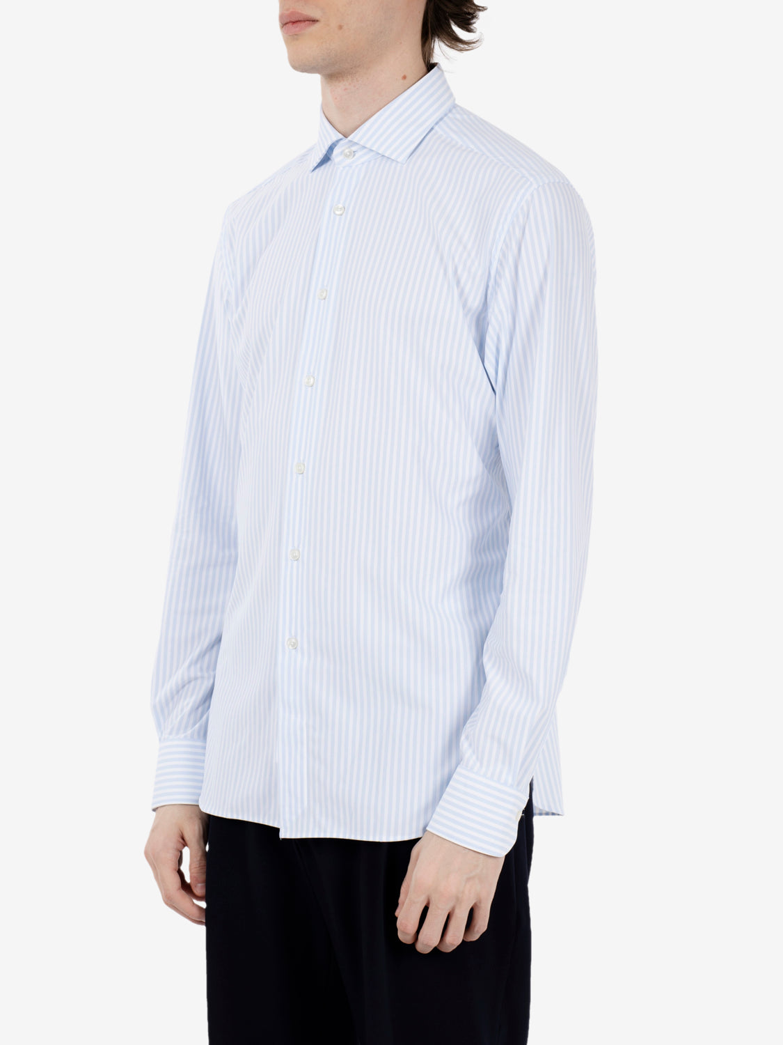 Camicia active tailor fit azzurro / bianco