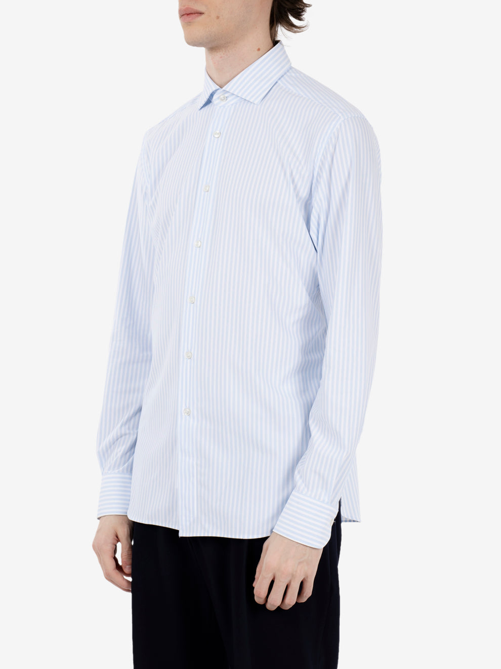 Camicia active tailor fit azzurro / bianco