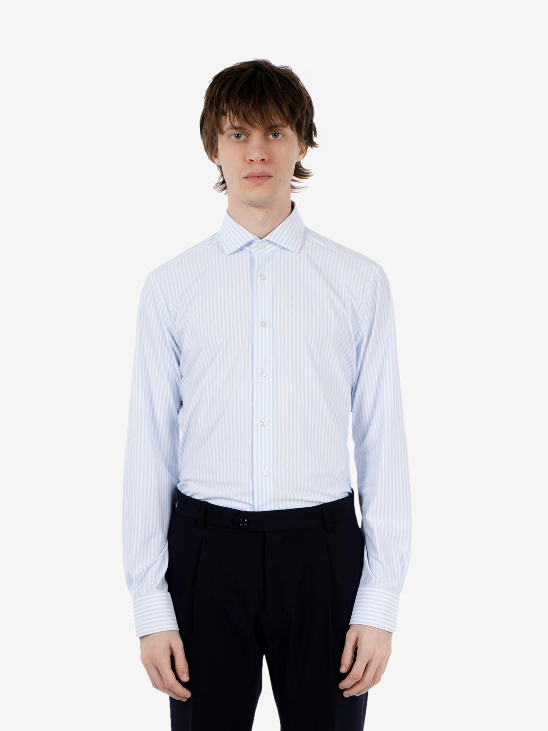 Camicia active tailor fit azzurro / bianco