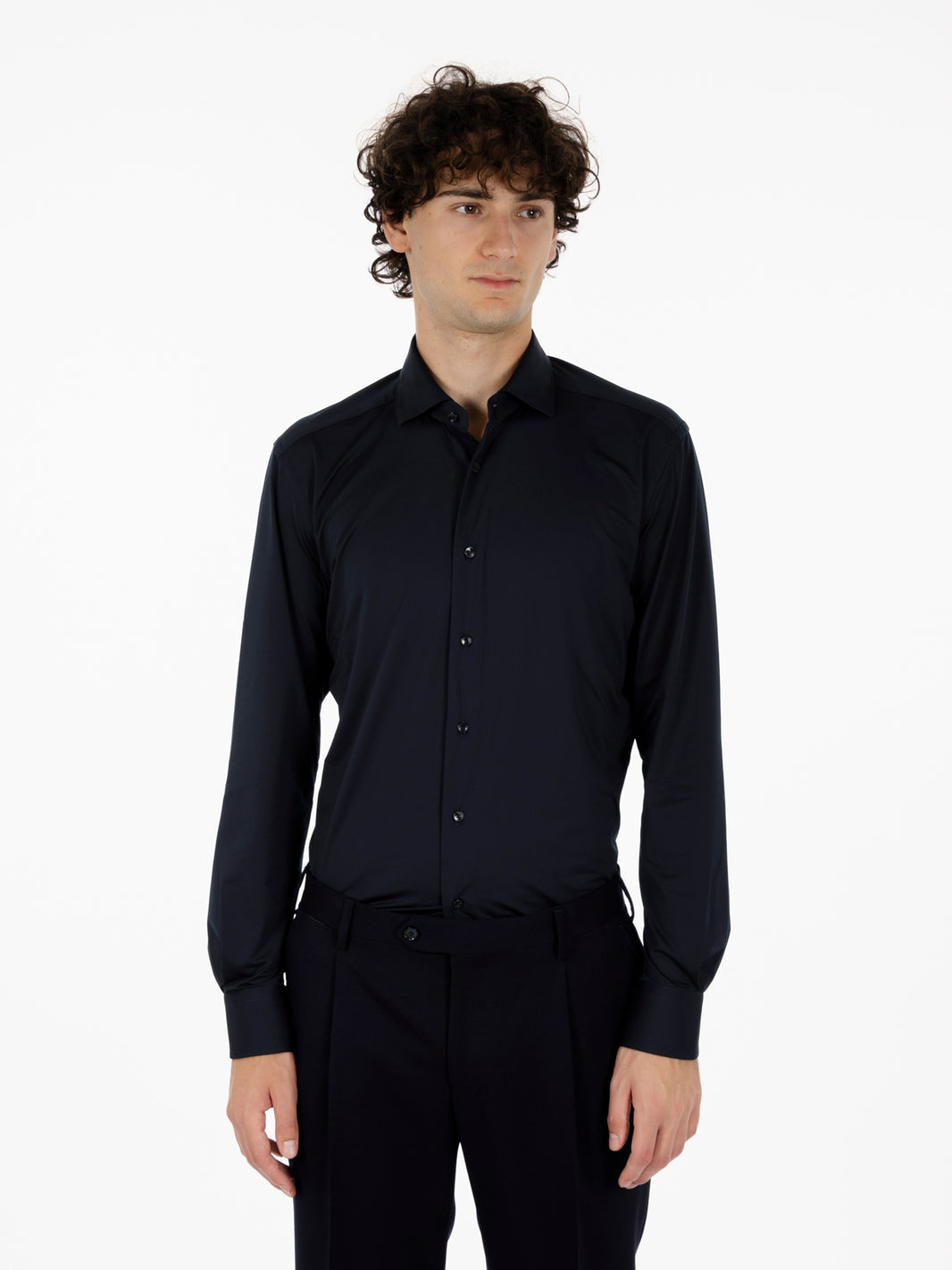 Active tailor fit shirt blue