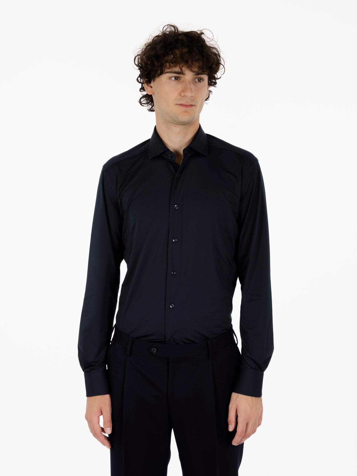 Active tailor fit shirt blue