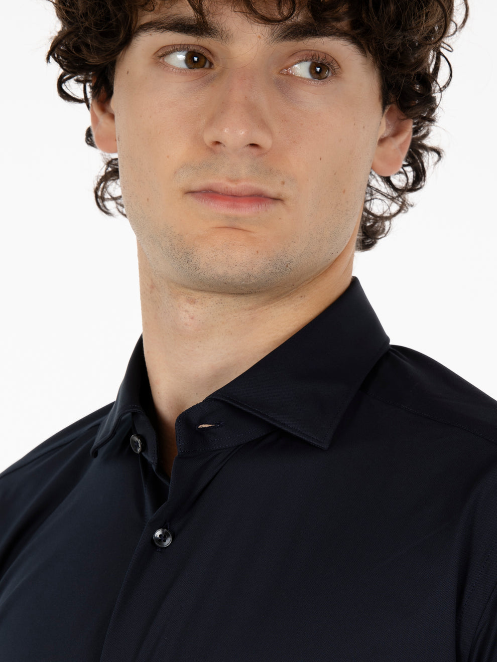 Active tailor fit shirt blue