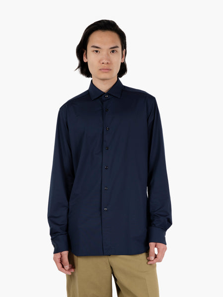 Camicia active tailor fit blu