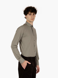 Active tailor fit khaki shirt