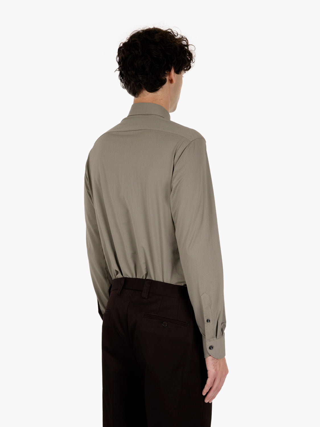Active tailor fit khaki shirt