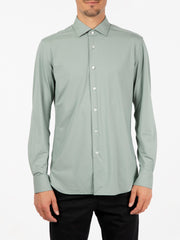 XACUS - Camicia active tailor fit verde