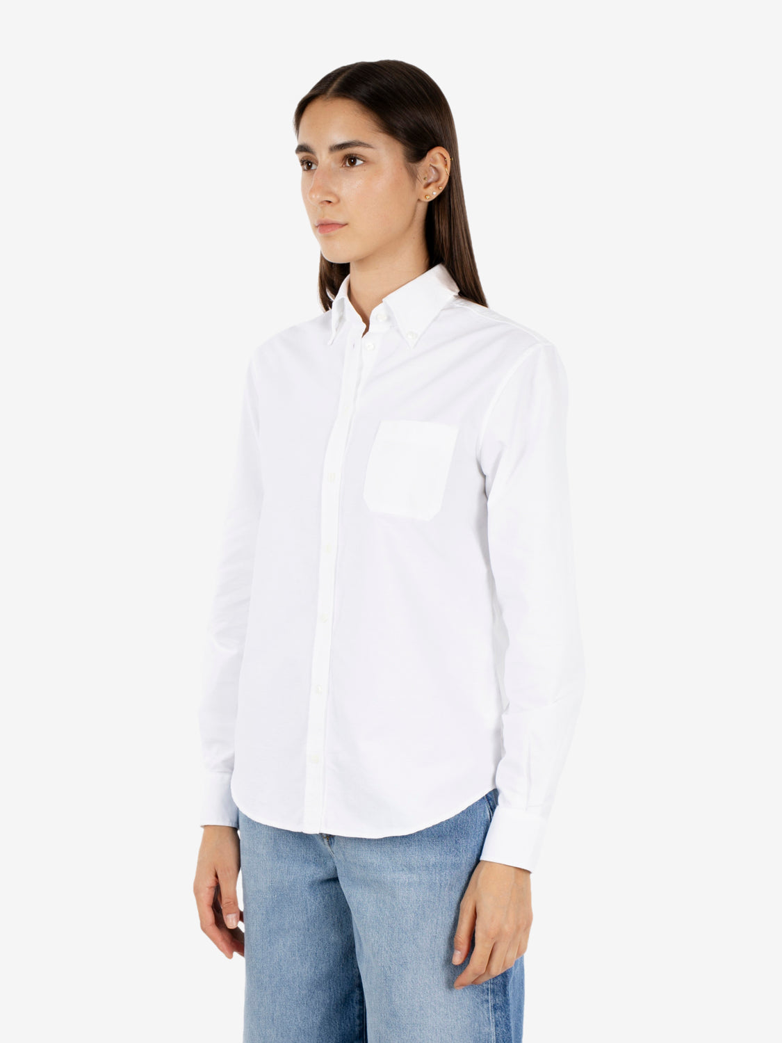 Camicia Aura oxford bianco