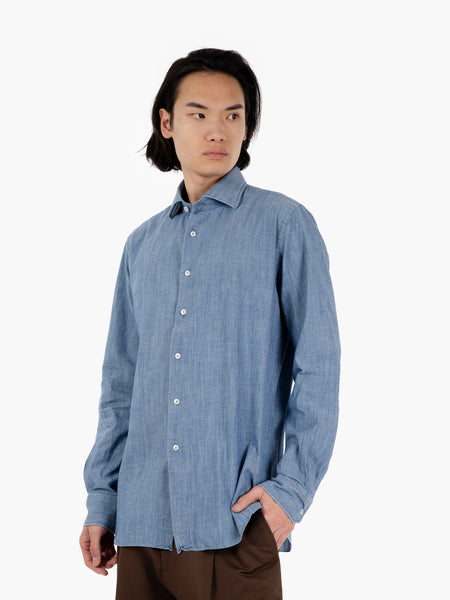 Camicia Chambray denim azzurro