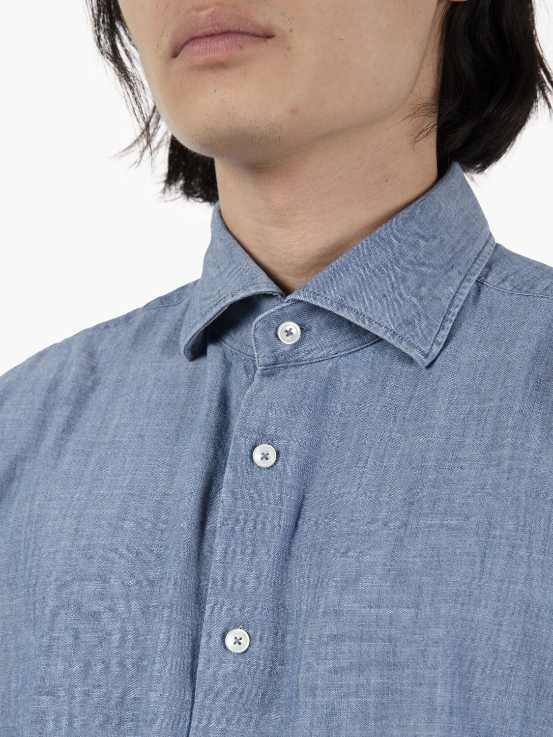 Camicia Chambray denim azzurro