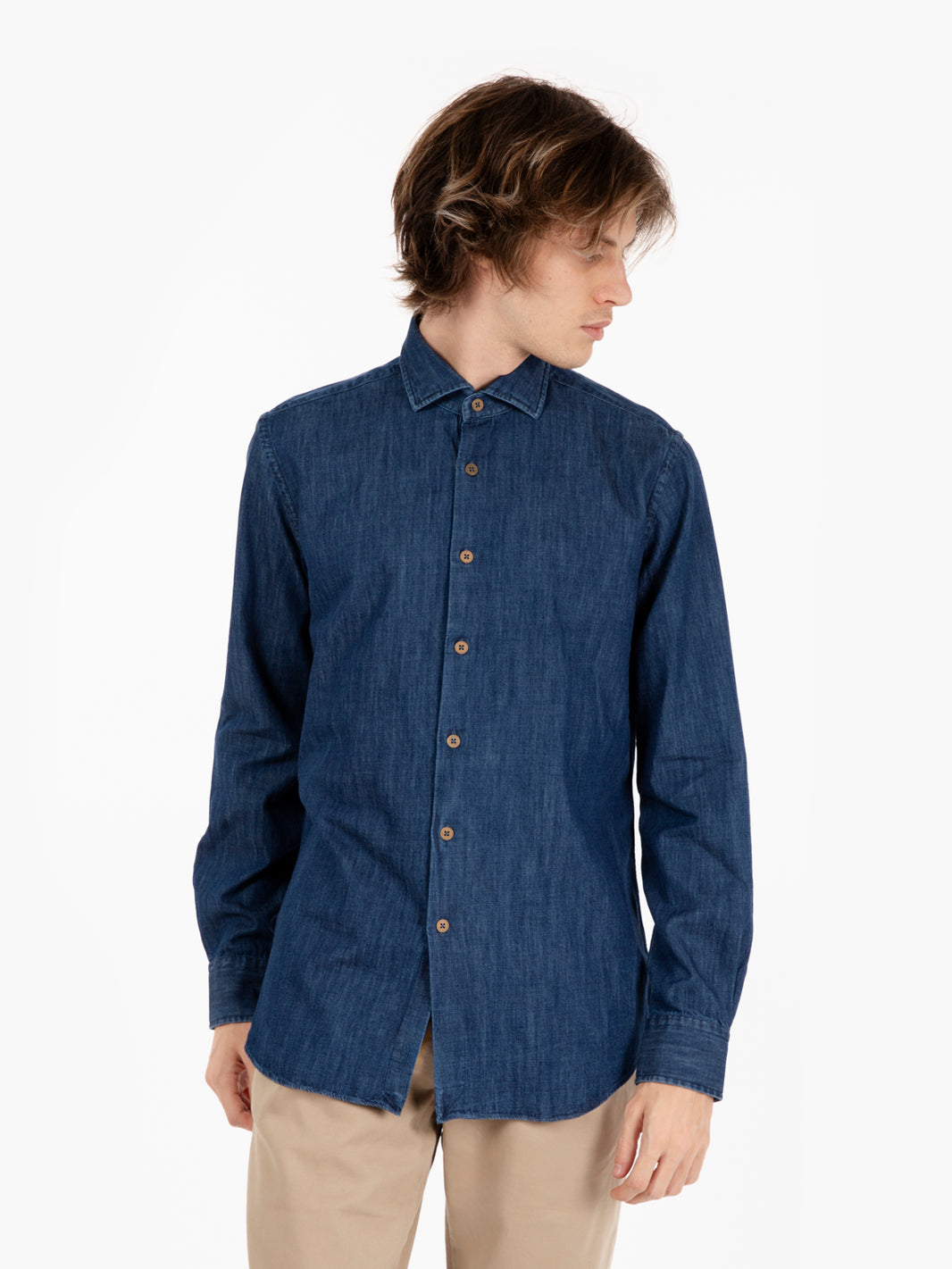 Medium/Dark Denim Shirt