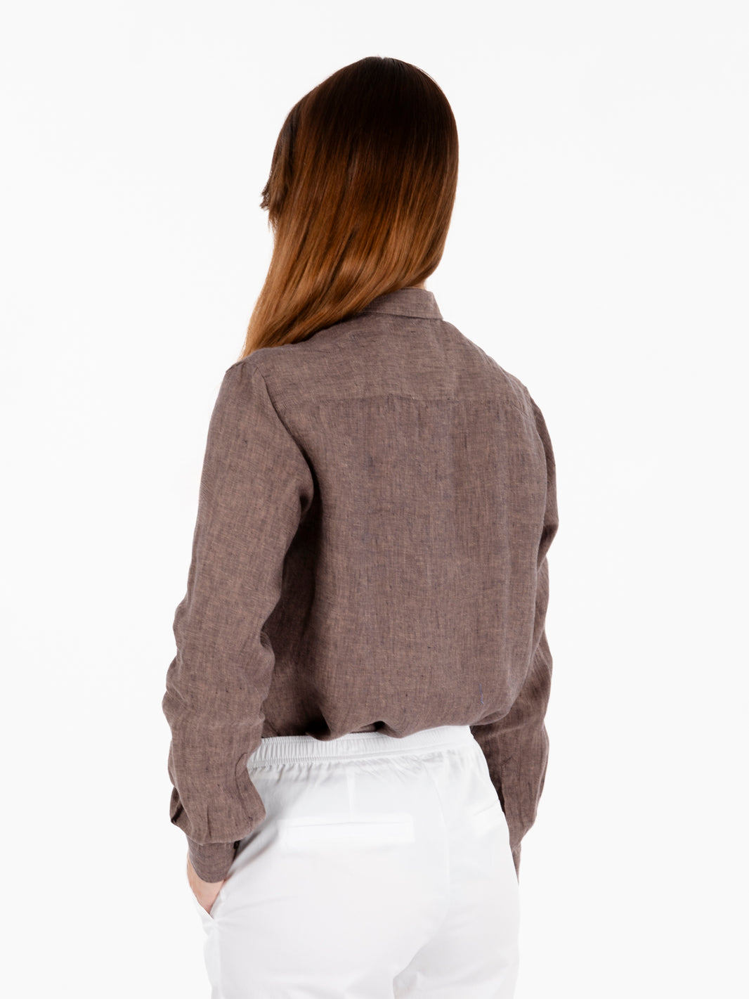 Marta dark linen shirt