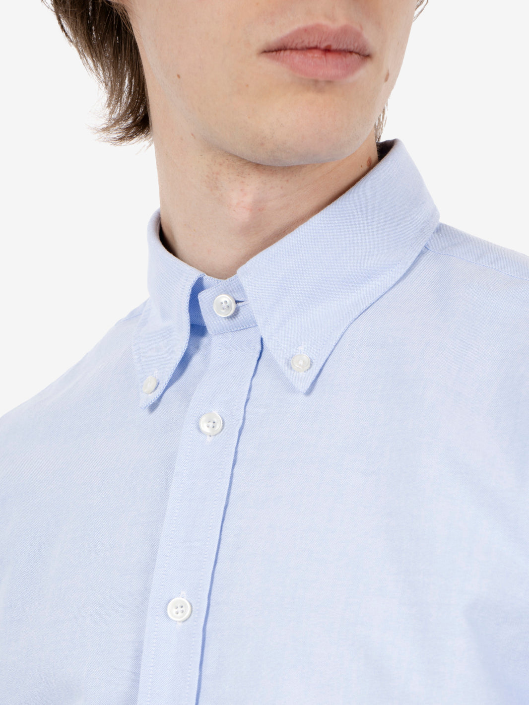 Camicia Oxford tailor fit azzurra