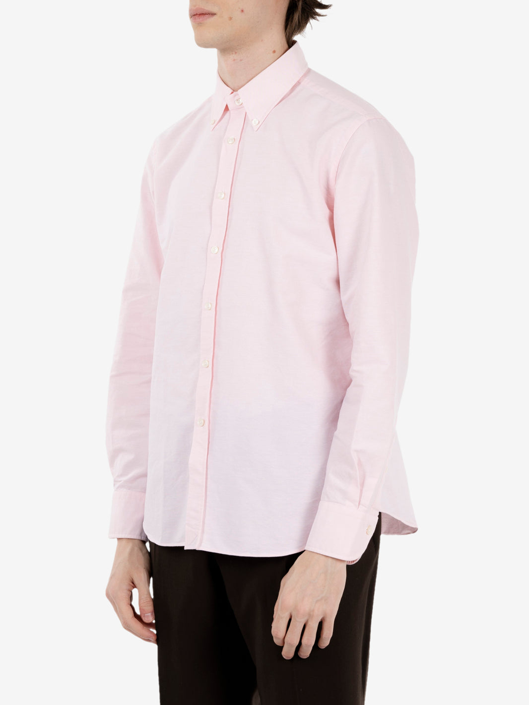 Camicia Oxford tailor fit rosa