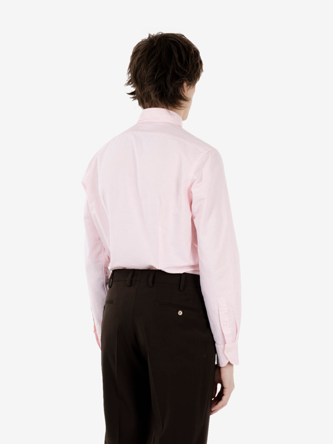 Camicia Oxford tailor fit rosa